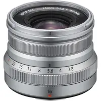 Foto principale Fujifilm Obiettivo Fujinon XF 16mm F 2,8 R WR Silver Garanzia Ufficiale Fujifilm