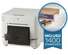 Foto principale DNP DS-RX1 HS Stampante + Carta e Ribbon 10x15 per 1400 Stampe a sublimazione