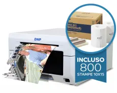 Foto principale DNP DP-DS620 Kit Stampante + Carta e Ribbon per 400 Stampe 15x20 oppure 800 Stampe 10x15