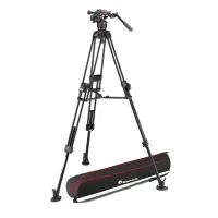Foto principale Manfrotto MVK608TWINFA Treppiede 645 Fast doppio tubo Alluminio e Testa Nitrotech Serie 608