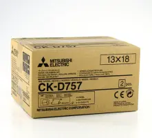 Foto principale Mitsubishi Electric CK-D757 Carta + Ribbon per 460 Stampe 13x18