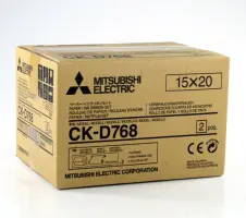 Foto principale Mitsubishi Electric CK-D768 Carta + Ribbon per 400 Stampe 15x20