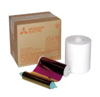 Foto principale Mitsubishi Electric CK9318 Carta + Ribbon per 350 Stampe 13x18