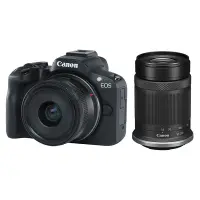 Foto principale Canon EOS R50 Black + RF-S 18-45mm IS STM + RF-S 55-210mm F 5-7.1 IS STM Garanzia Ufficiale Canon