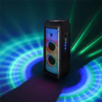 Foto principale Majestic Flame T360 Black, Party Speaker a Trolley con luci e 6 altoparlanti