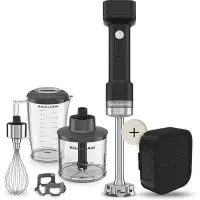 Foto principale KitchenAid 5KHBRV75BM Kit Frullatore a immersione senza fili con batteria, con tritatutto e frusta extra