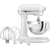 Foto principale KitchenAid 5KSM55SXXEWH Bianco Planetaria con Ciotola Sollevabile 5,2 L