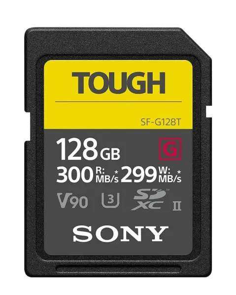 Sony SF-G128T Tough Scheda di Memoria SD XC UHS-II 128GB accessori-foto  schede-hard-disk sd in offerta su GENIALPIX