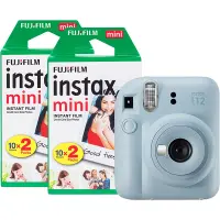 Foto principale Fujifilm Instax Mini 12 Blue + 2 Pellicole da 20 foto, Fotocamera a stampa immediata