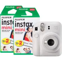 Foto principale Fujifilm Instax Mini 12 White + 2 Pellicole da 20 foto, Fotocamera a stampa immediata