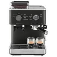 Foto principale KitchenAid 5KES6551EBK Ghisa Nero, Macchina per caffè espresso semi-automatica con macinacaffè