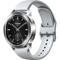 Foto principale Xiaomi WATCH S3 Silver 47mm, Smartwatch Monitoraggio frequenza cardiaca, SpO2 e dello stress, 150+ modalità sportive