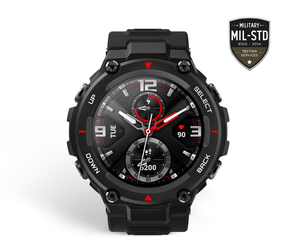 Foto principale Amazfit T-REX Rock Black Smartwatch GPS 5ATM Water Resistance