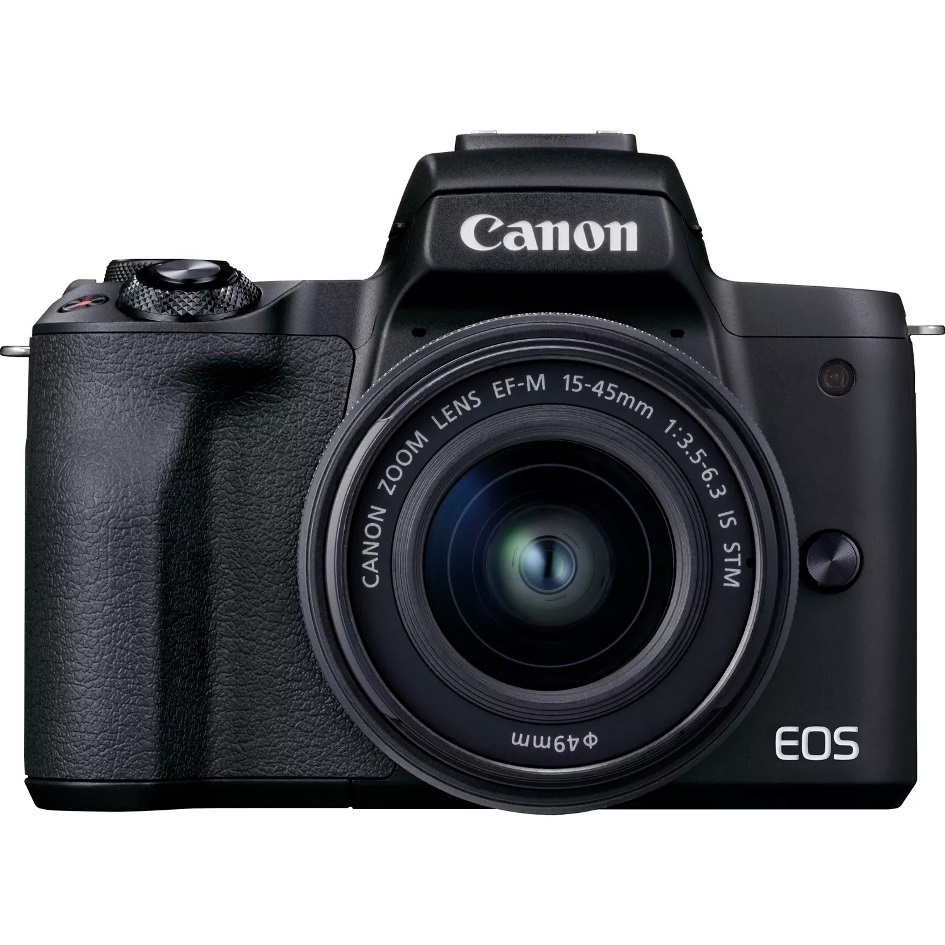 Foto principale Canon EOS M50 Mark II Nero + Obiettivo EF-M 15-45mm f/3.5-6.3 Garanzia Canon Italia