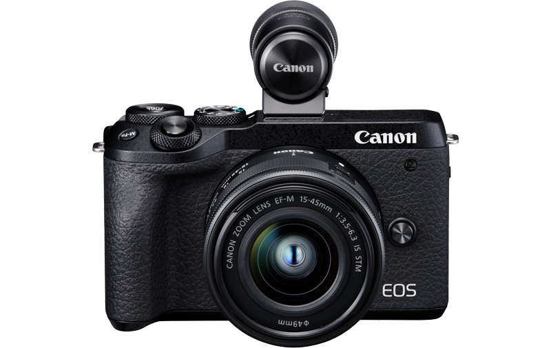 Foto principale Canon EOS M6 MARK II + EF-M 15-45mm + Mirino EVF DC2 Garanzia Canon Pass Italia