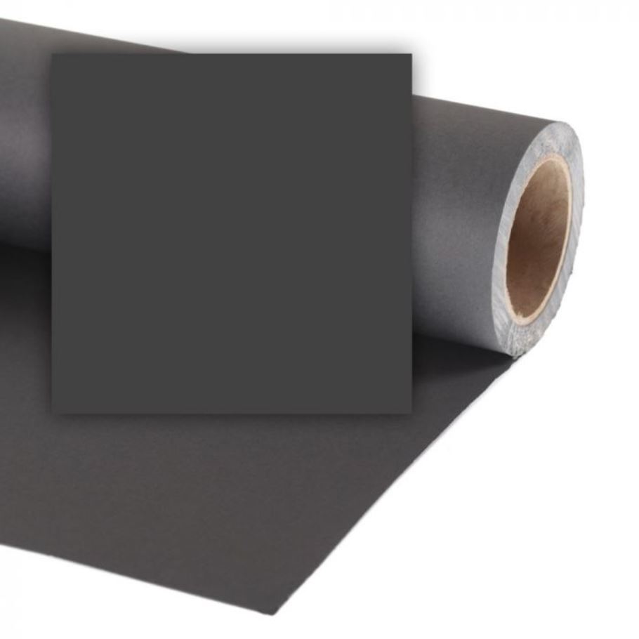 Foto principale Colorama LL CO168 Fondale in Carta 2,7x11m Black