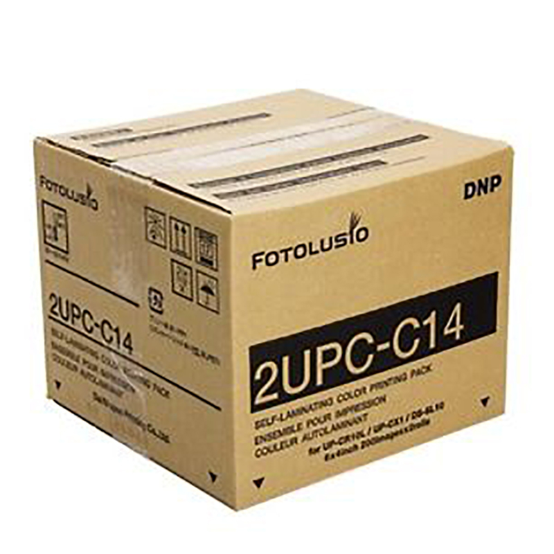 Foto principale DNP Fotolusio 2UPC-C14 Carta + Ribbon per 400 Stampe 10x15