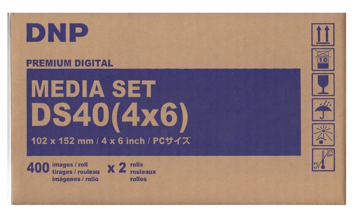 Foto principale DNP DS40 4x6 Carta + Ribbon per 800 Stampe 10x15