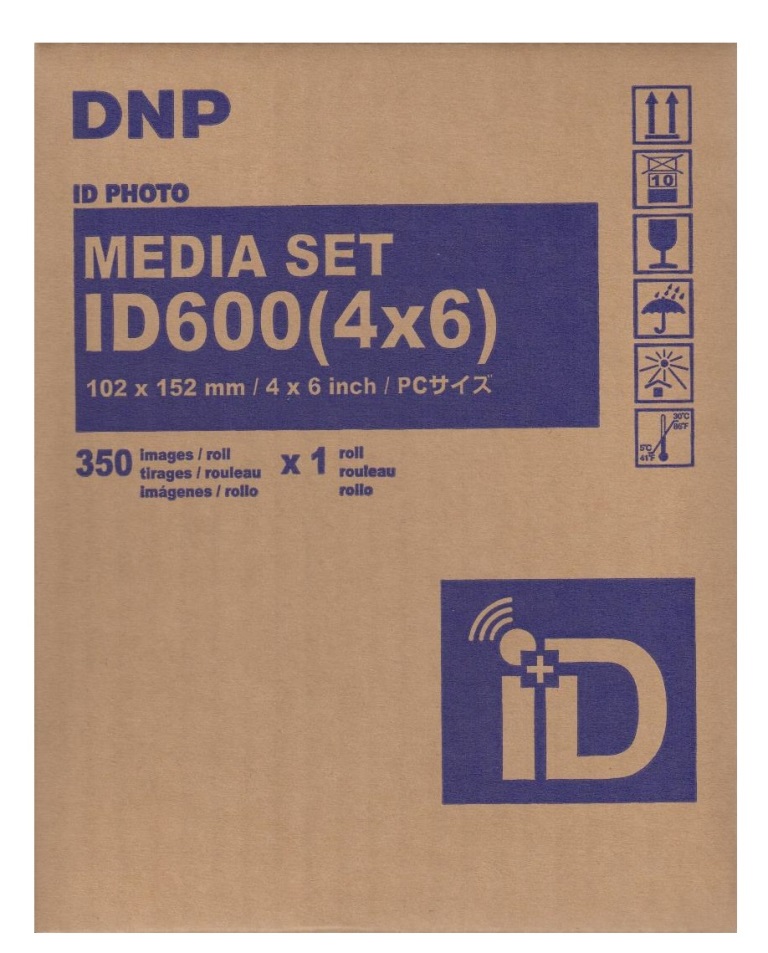 Foto principale DNP ID600 4x6 Carta + Ribbon per 350 Fototessere o Stampe 10x15