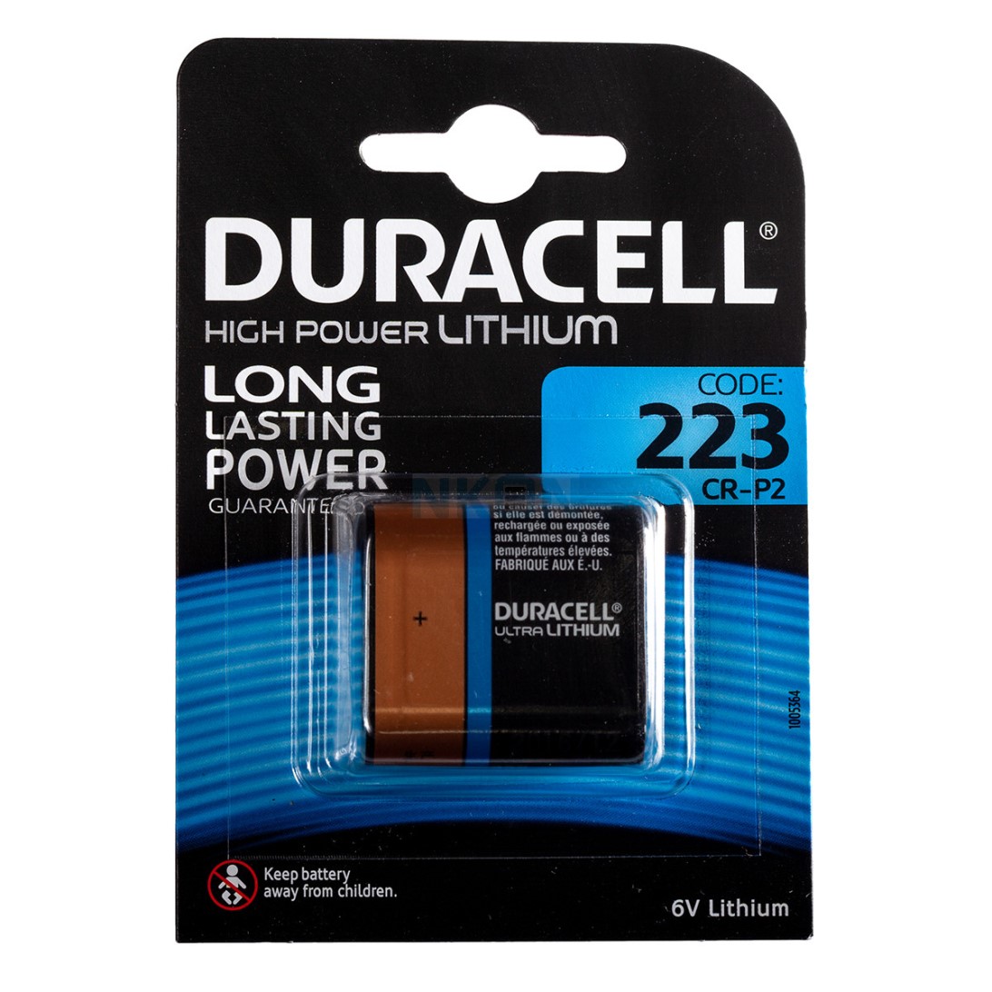 Foto principale Duracell DL223 Ultra CR-P2 Batteria Litio 6V