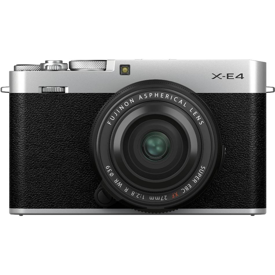 Foto principale Fujifilm X-E4 Silver + XF 27mm Garanzia Fujifilm Italia