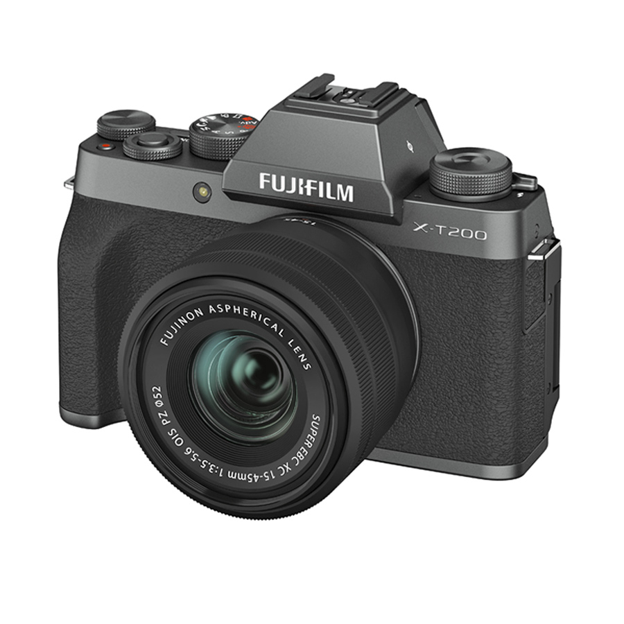 Foto principale Fujifilm X-T200 Dark Silver + XC 15-45mm OIS Garanzia Fujifilm Italia