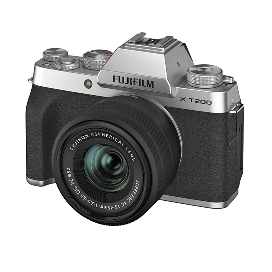 Foto principale Fujifilm X-T200 Silver + XC 15-45mm OIS Garanzia Fujifilm Italia