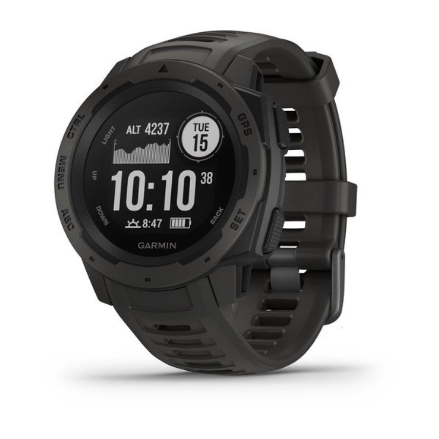 Foto principale Garmin Instinct Graphite Smartwatch 45mm Cardiofrequenzimetro GPS 10ATM Cod. 010-02064-00