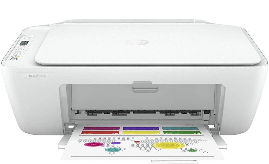 Foto principale HP 2710 White Stampante Multifunzione a colori DeskJet Wi-Fi cod. 5AR83B