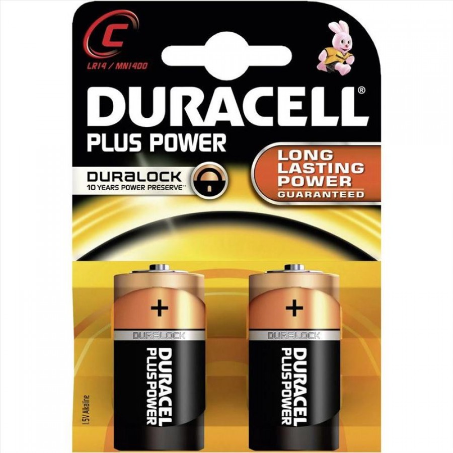 Foto principale Duracell MN 1400 Plus Power LR14 Batteria Mezza Torcia blister A2