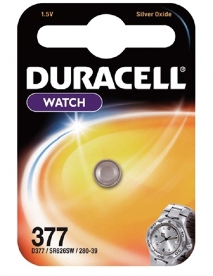 Foto principale Duracell D377 Batteria Ossido D`argento 1,5V