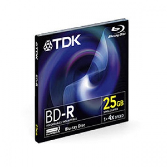 Foto principale TDK BD-R Blu-Ray Disc 25GB single layer 4x Jewel Case