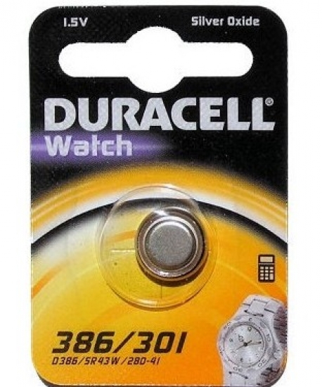 Foto principale Duracell D386 Batteria Ossido D`argento 1,5V