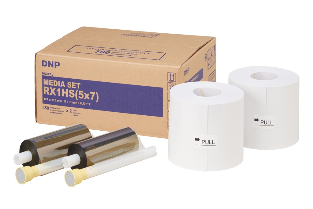 Foto principale DNP DS-RX1 5X7 HS Carta + Ribbon per 700 Stampe 13x18