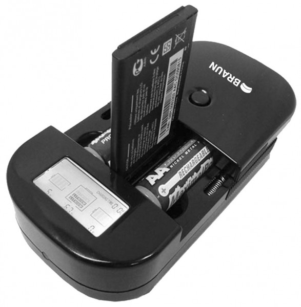 Foto principale Braun 59410 Caricabatterie Universale Professionale da viaggio + Cavo USB /