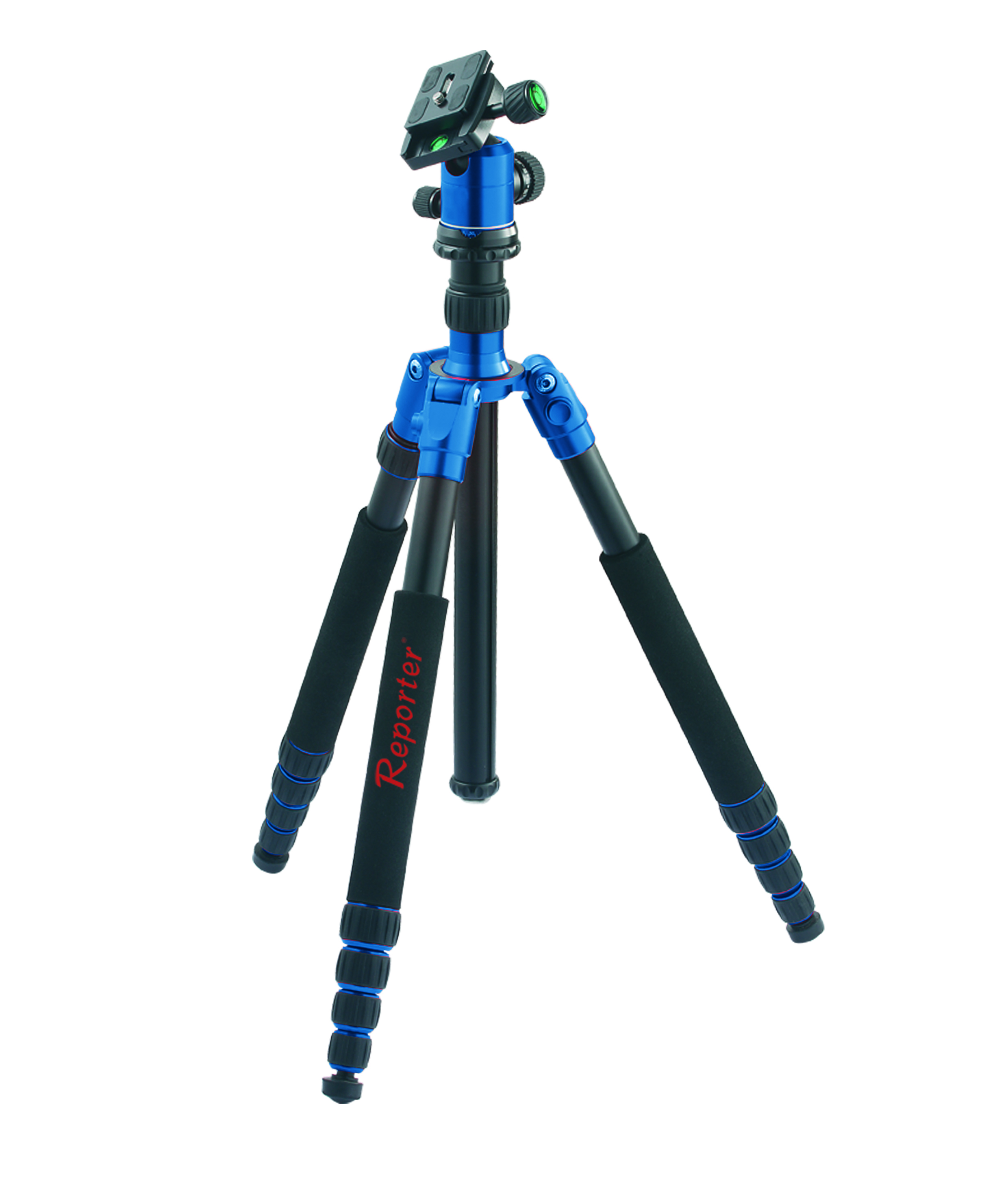 Foto principale Reporter 00204 Blu - Treppiede Colorato con testa e Monopiede incorporato