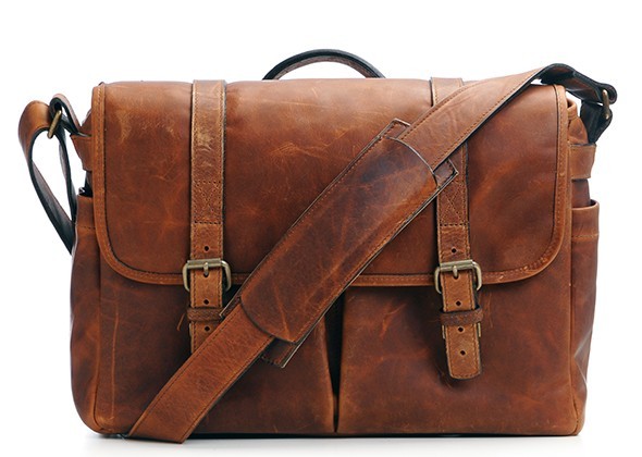 Foto principale ONA Brixton Antique Cognac Leather - Borsa in Pelle per Fotocamera e iPad