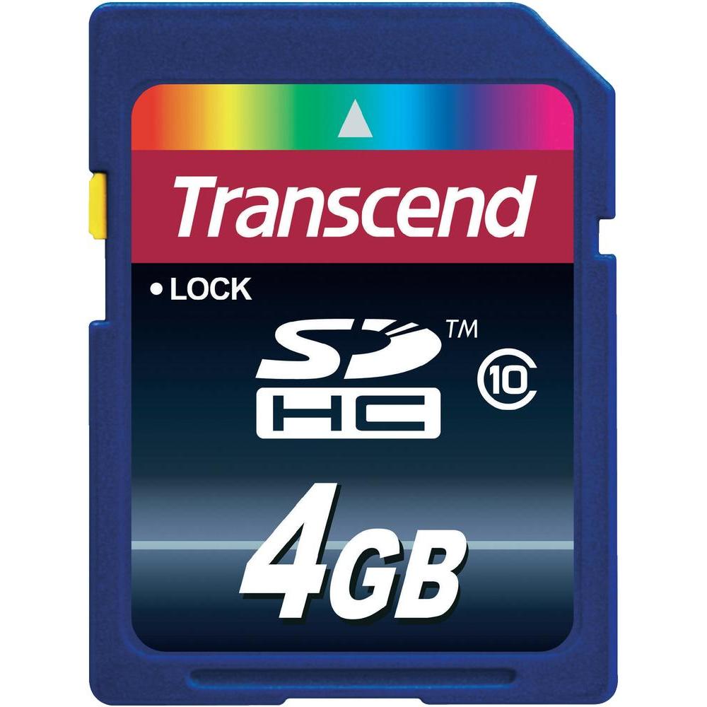 Foto principale Transcend Memory Card SD HC 4GB Classe 10 TS4GSDHC10 Premium