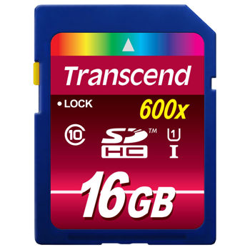 Foto principale Transcend Memory Card SD HC 16GB UHS-I 600x Classe 10 TS16GSDHC10U1 Ultimate