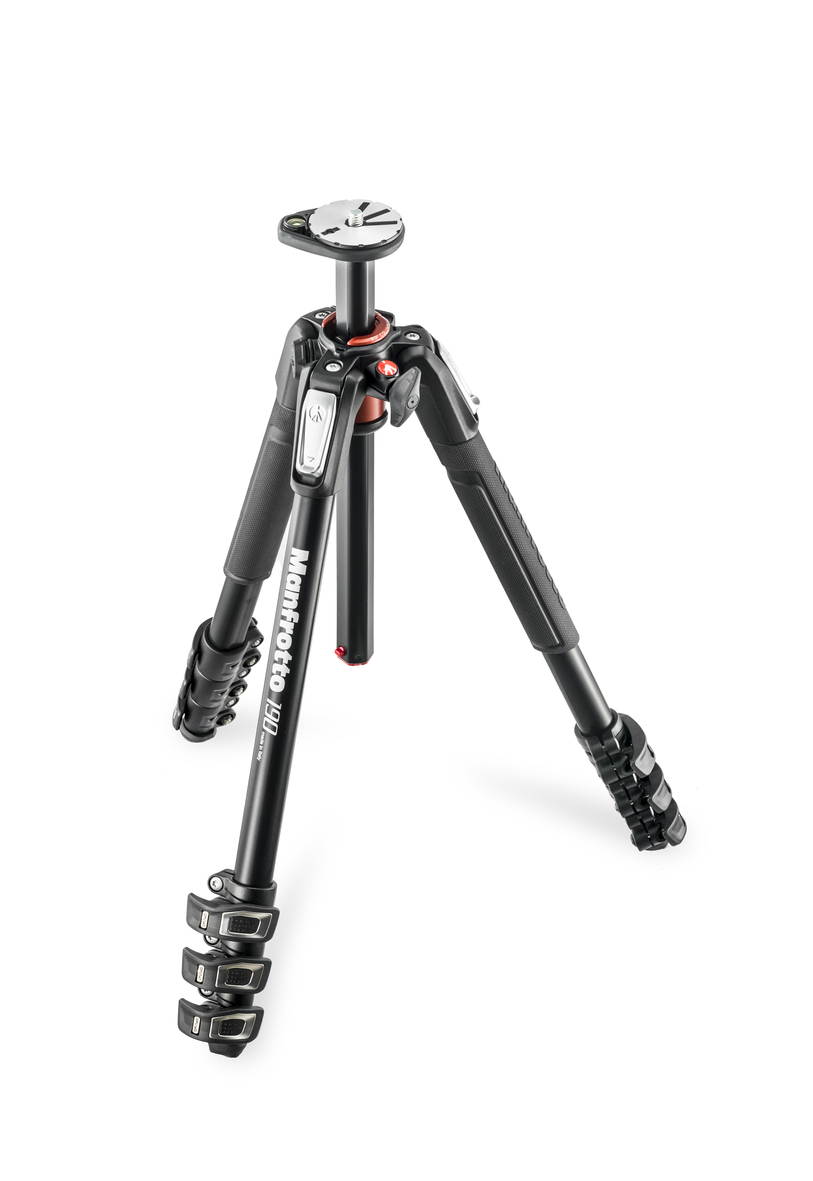 Foto principale Manfrotto Treppiedi MT190XPRO4 Nero - Cavalletto 4 sezioni in alluminio