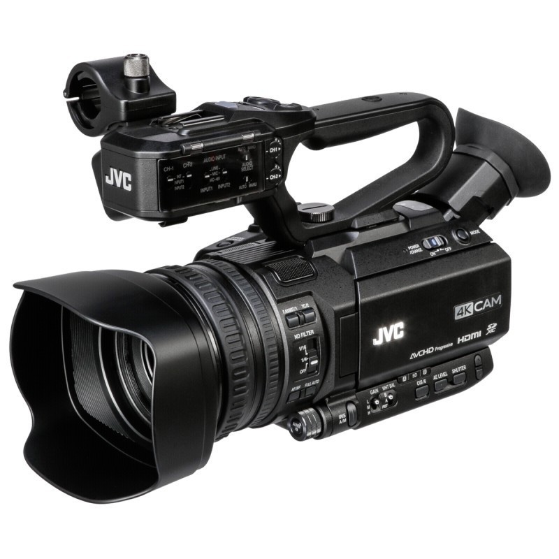 Foto principale JVC GY-HM170E Videocamera + KA-HU1 Maniglia con ingressi XLR - Garanzia JVC Italia