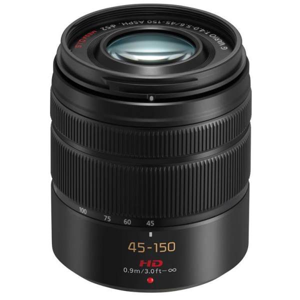 Foto principale Panasonic Obiettivo Lumix G 45-150mm F4,0-5,6 Black Garanzia Fowa 4 Anni