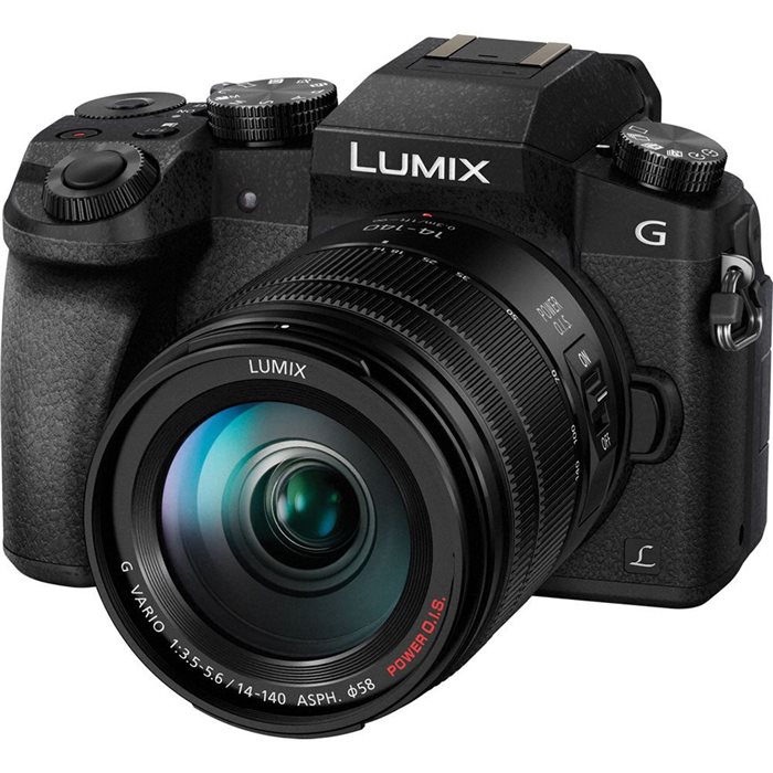 Foto principale Panasonic Lumix DMC G7 Black Kit 14-140 ASPH - Fotocamera Digitale 4k Garanzia Fowa 4 Anni