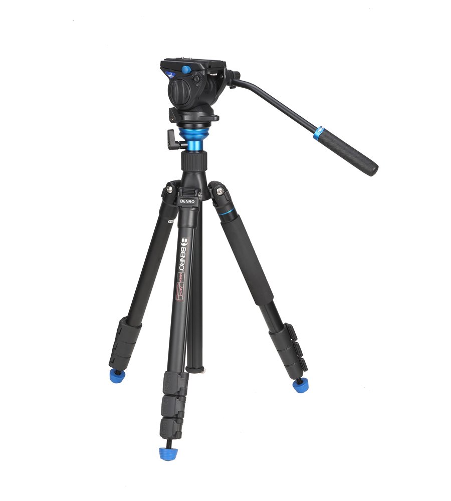 Foto principale Benro Treppiedi A2883FS4 Travel + Testa Video S4 + Borsa - Garanzia Italia 5 Anni
