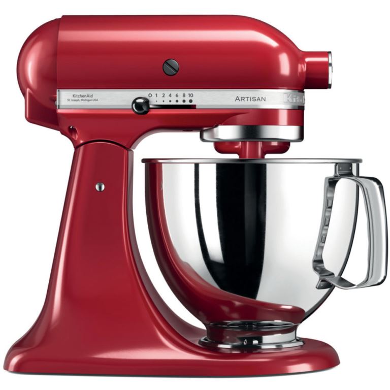 Foto principale KitchenAid 5KSM125EER Rosso Imperiale Robot da Cucina 4,8 L Garanzia Italia 5 anni