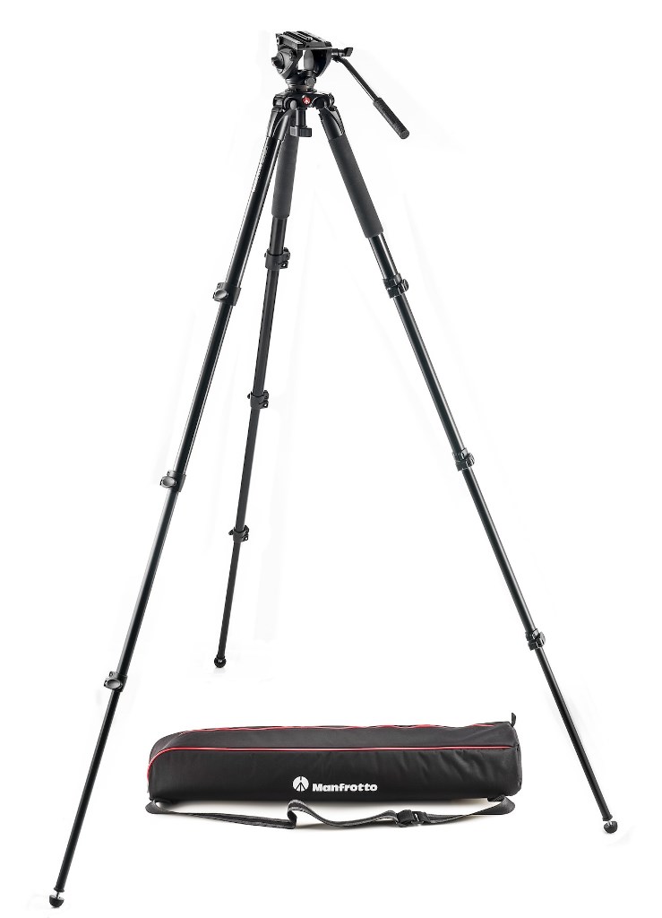 Foto principale Manfrotto Treppiedi video MVK500AQ Cavalletto in alluminio con Testa 500