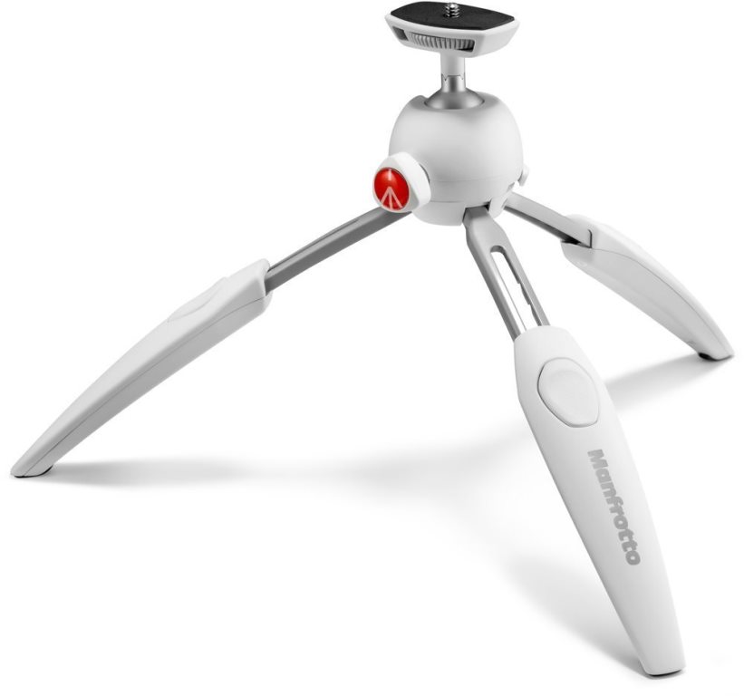Foto principale Manfrotto Treppiedi MTPIXIEVO-WH - Cavalletto da tavolo bianco a due sezioni