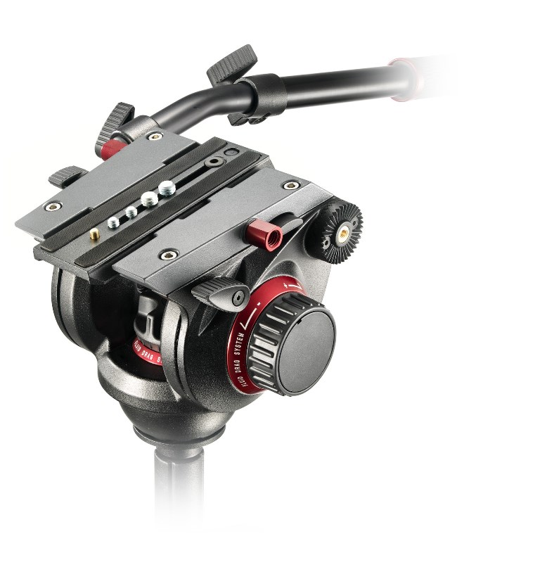 Foto principale Manfrotto Testa video 504HD con semisfera 75mm, 1 leva