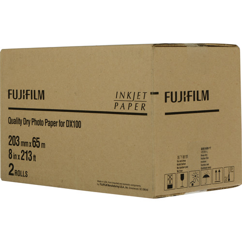 Foto principale Fujifilm Carta Inkjet 20,3x65m Glossy - Confezione da 2 Bobine per DX100 ed Epson D700