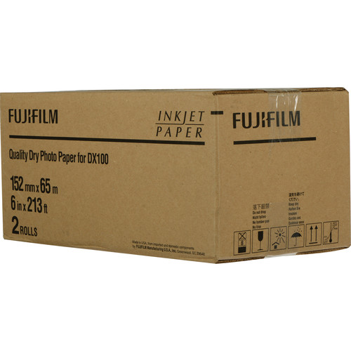 Foto principale Fujifilm Carta Inkjet 15,2x65m Lustre - Confezione da 2 Bobine per DX100 ed Epson D700